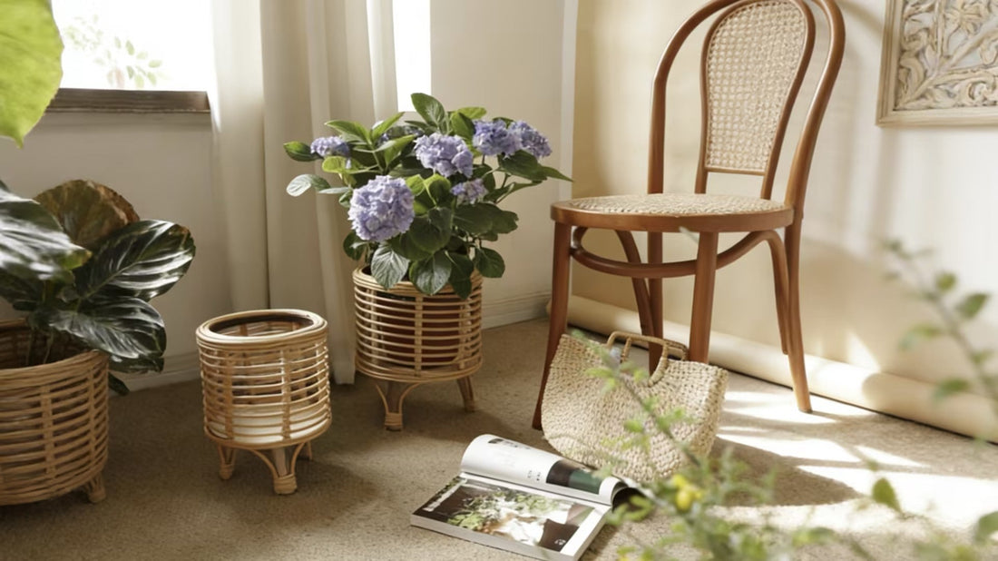 Violet Citrus Garden – French Natural Style Faux Jasmine Art Floral