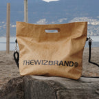 THEWIZ Brand LOGO Cowhide Paper Tote Bag