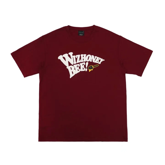 Wiz Honey Bee Print Short Sleeve T-Shirt - Navy