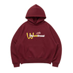 THEWIZ Brand Foam Letter Printed Hoodies