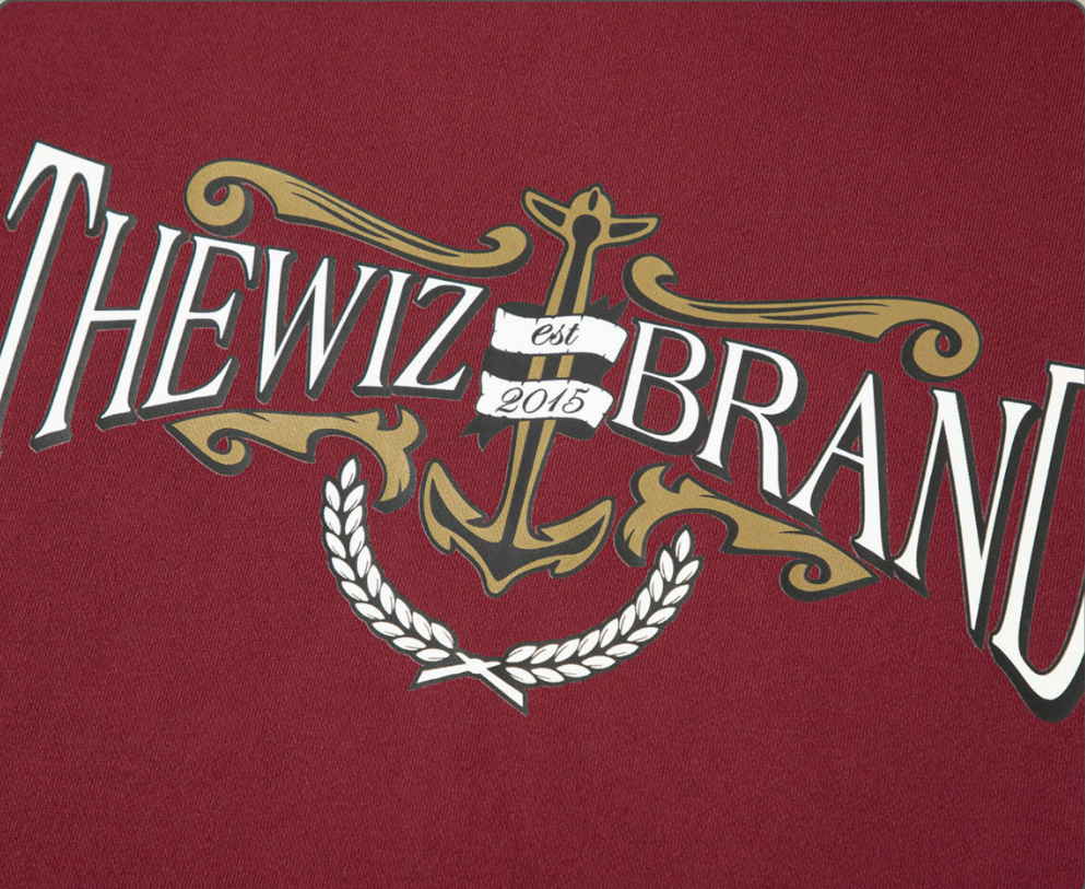 Boat Anchor Print Loose Fit Hoodies