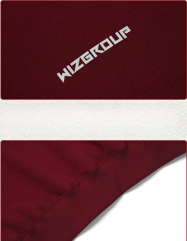 Basic Logo WIZ Group Loose Fit Hoodies