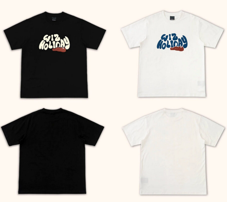 WIZ Holiday Print Short Sleeve T-shirt - White