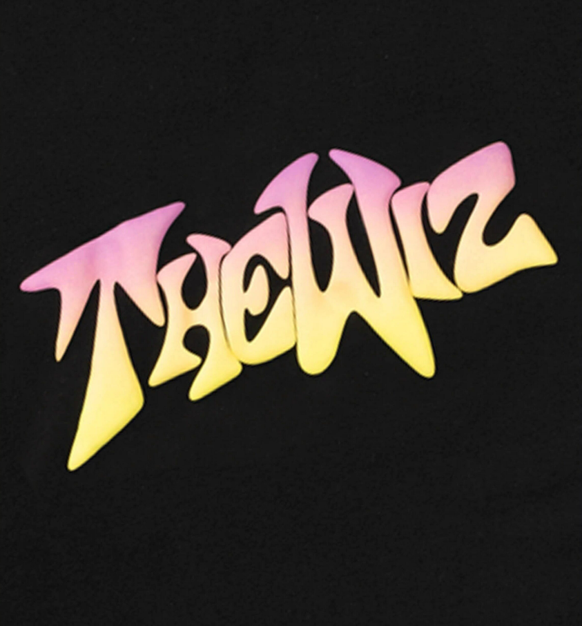 THE WIZ Logo Print Short Sleeve T-shirt - Navy